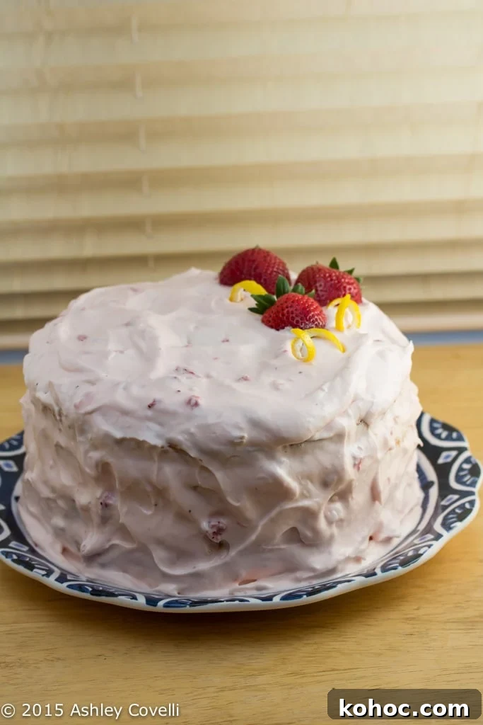 Strawberry-Lemonade Layer Cake