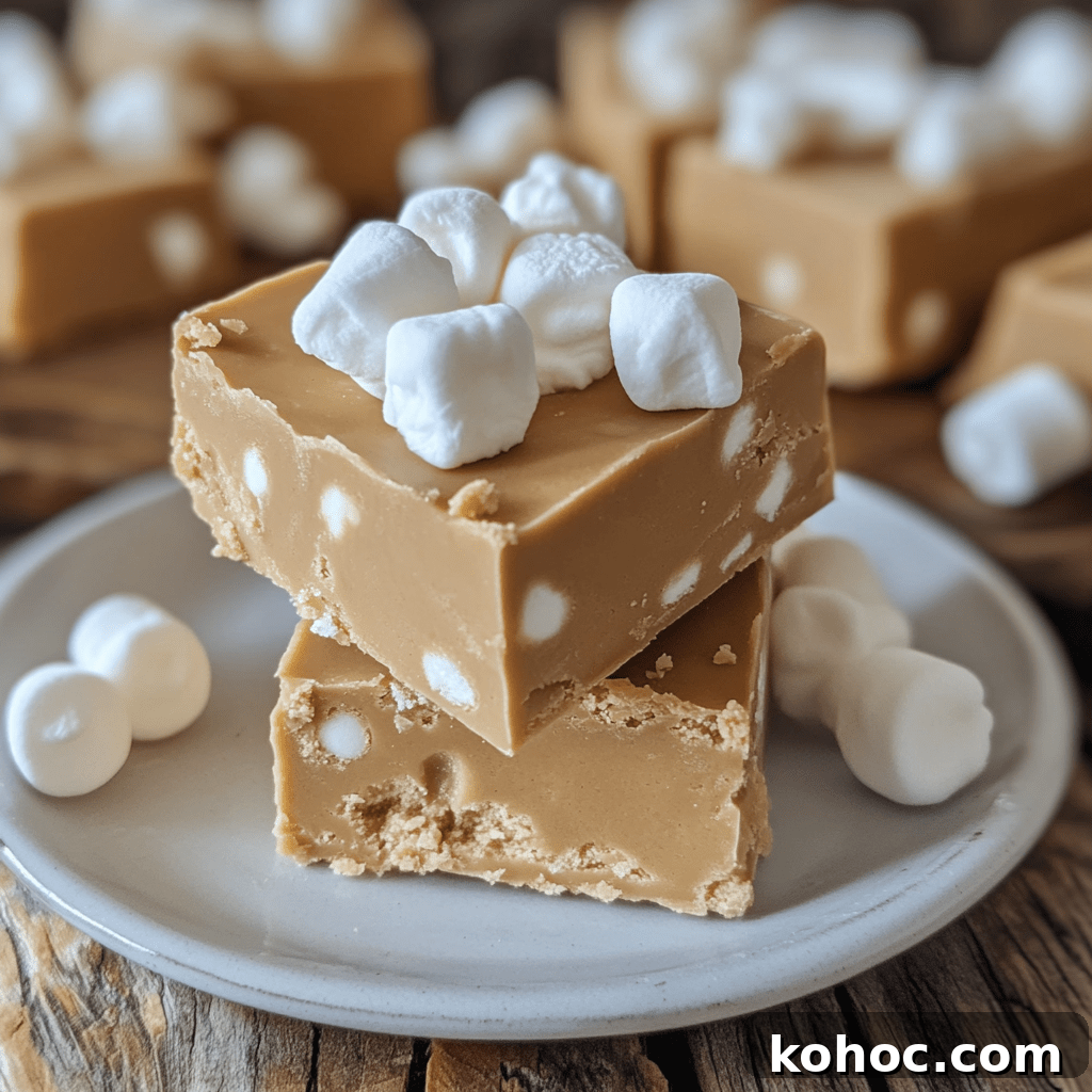 Old-Fashioned Peanut Butter Fudge with Marshmallow Swirl 3 img 1462 2