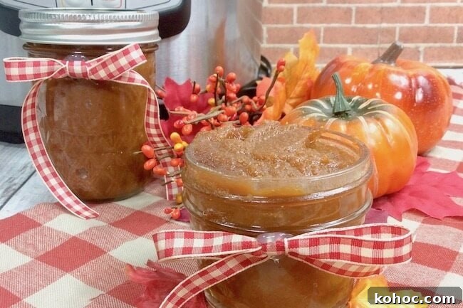 Instant Pot Pumpkin-Apple Butter Recipe for Fall Spreads 5 It's Fall in a jar! This Instant Pot Pumpkin Apple Butter is easy (less than 30 minutes to make!) and apple-solutely delicious!