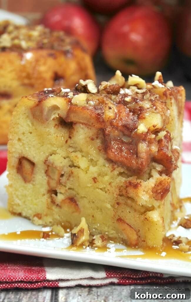 Instant Pot Pumpkin-Apple Butter Recipe for Fall Spreads 8 This set-it-and-forget-it Instant Pot Apple Cake is not only super easy, but super delicious! Four layers of moist cake and juicy apples in every bite!