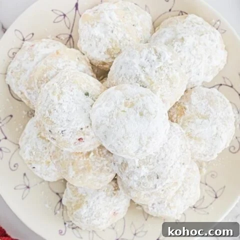 Image for Peppermint Candy Cane Snowball Cookies