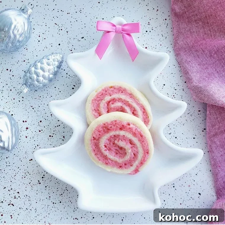 Image for Pinwheel Cookies with Crushed Candy Canes