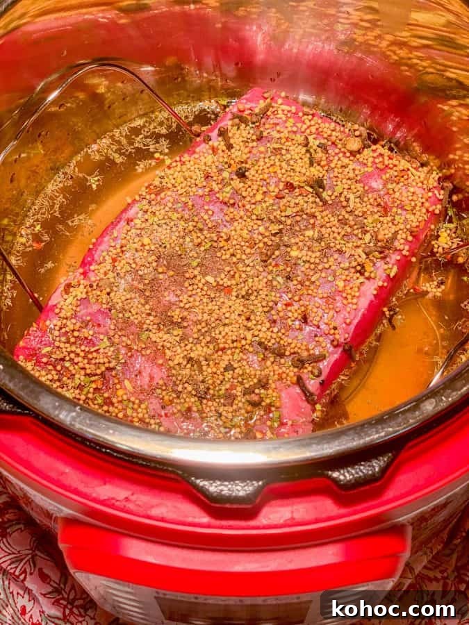 How to make corned beef and cabbage in the Instant Pot