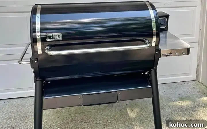 Weber Smokefire EX6, best large capacity pellet grill