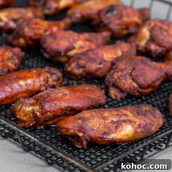 Sweet Thai Chili Smoked Chicken Wings Recipe 4 Simple instructions for how to smoke chicken wings with a delicious rub and a sweet and sticky Thai chili glaze.