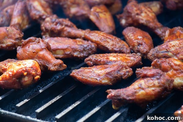 Sweet Thai Chili Smoked Chicken Wings Recipe 5 Simple instructions for how to smoke chicken wings with a delicious rub and a sweet and sticky Thai chili glaze.