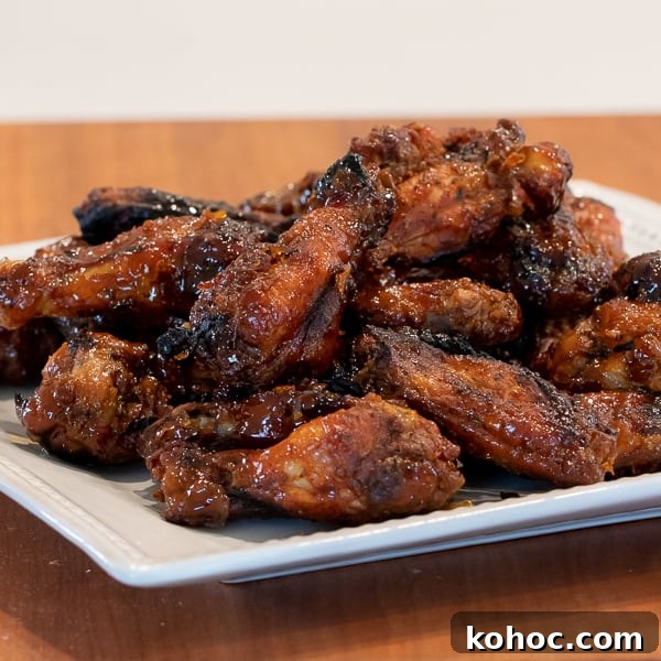 Sweet Thai Chili Smoked Chicken Wings Recipe 6 Simple instructions for how to smoke chicken wings with a delicious rub and a sweet and sticky Thai chili glaze.