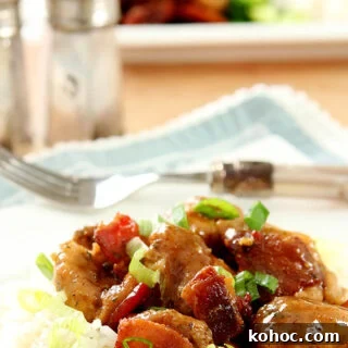 Maple Bourbon Chicken with Bacon