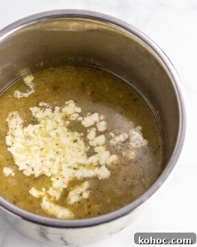 Adding the coconut milk.