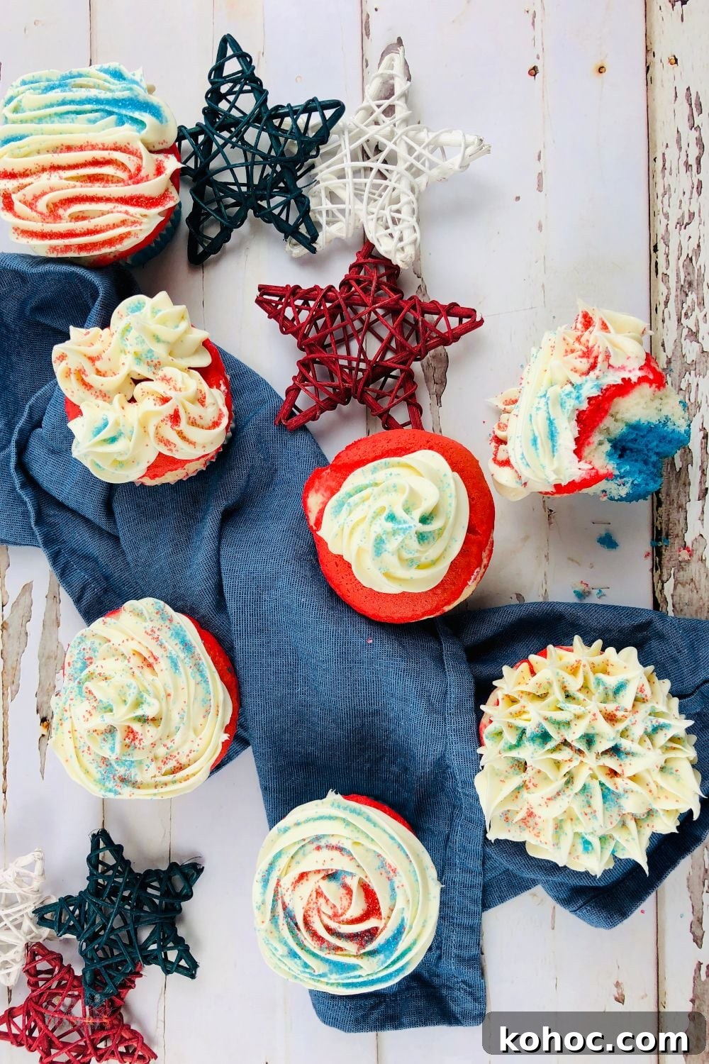 4th of July cupcakes