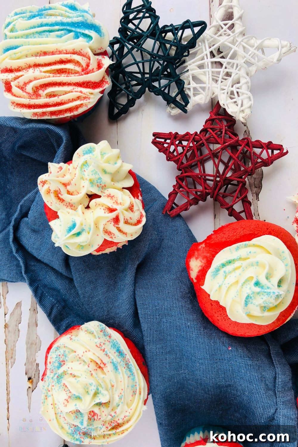 Patriotic cupcakes