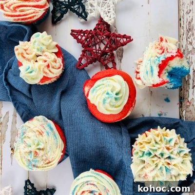 4th of July cupcakes