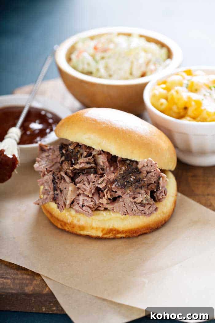 Smoked Pulled Beef Smoked Pulled Beef