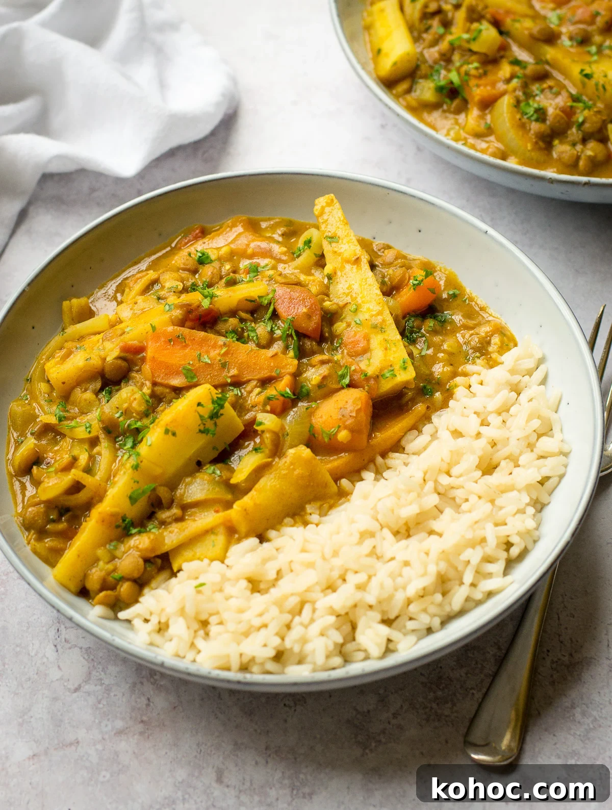 creamy parsnip curry