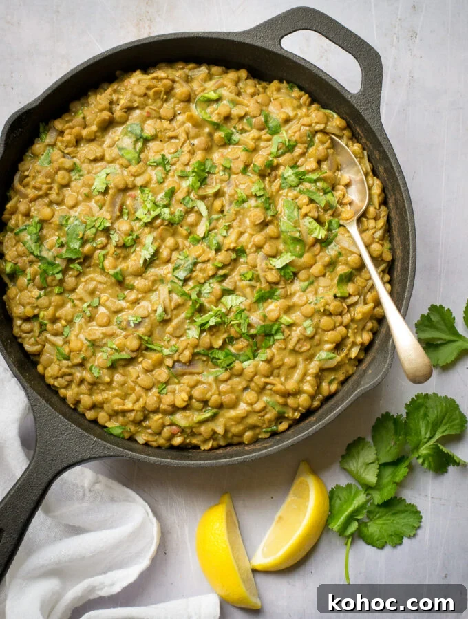 Green Lentil Dahl