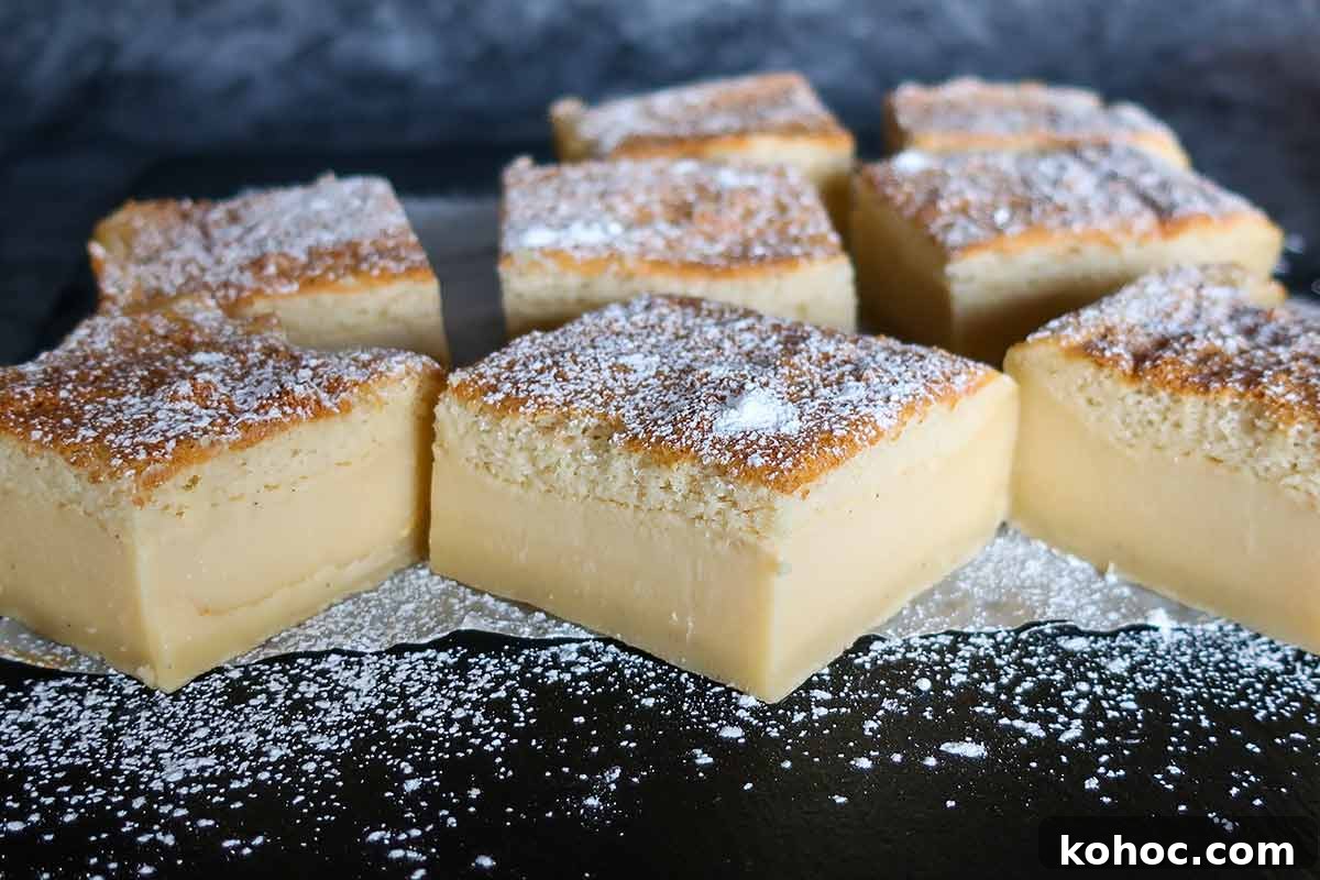 30 Top Gluten-Free Recipes from 2023 You’ll Want to Try 33 slices of vanilla custard magic cake - winner gluten free recipe for 2023