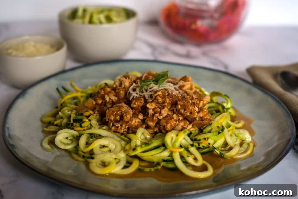 Low-Carb Chicken Bolognese Recipe for Keto Meal Prep 3 keto chicken bolognese