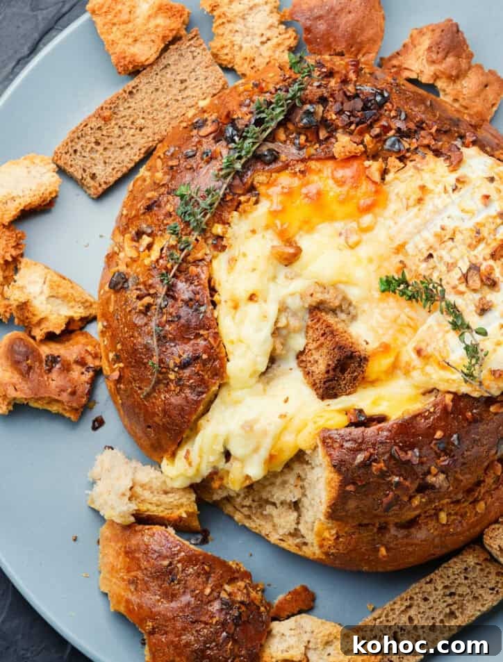 Creamy Seafood Dip Recipe: Classic Crowd-Pleasing Appetizer 3 seafood dip in a bread bowl