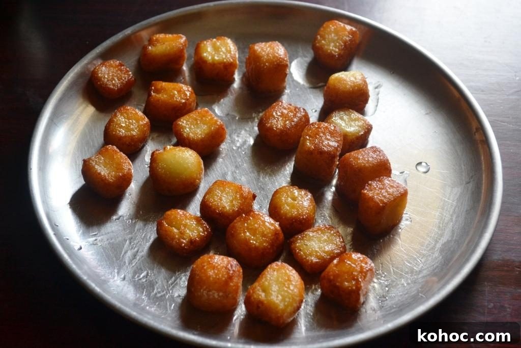 Chenna gaja pieces cooling