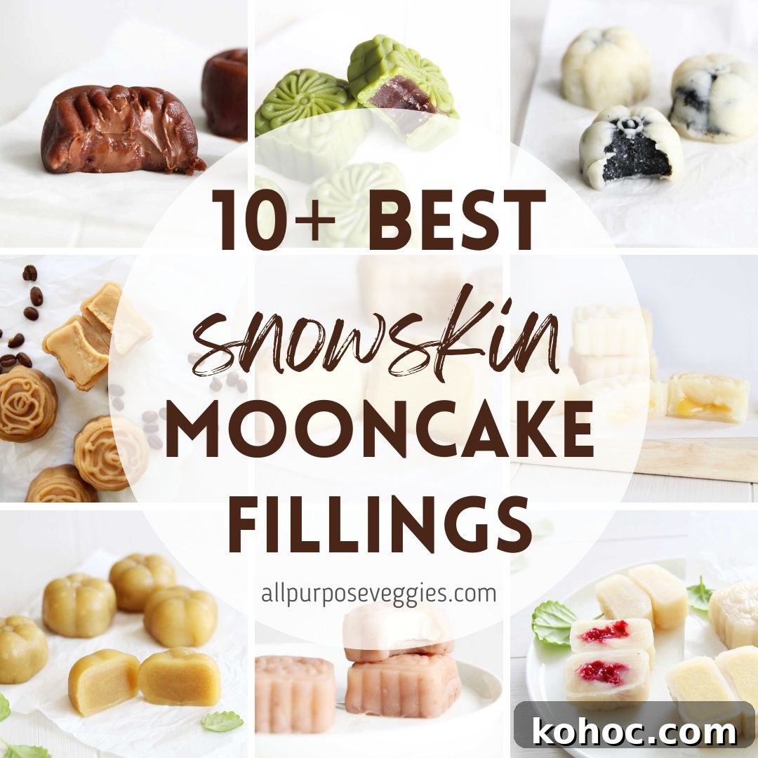 Vegan Gluten-Free Coffee Snow Skin Mooncakes Recipe 17 cover page - 10+ snow skin mooncake fillings ideas