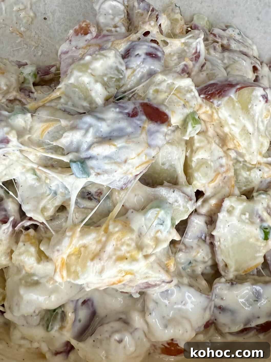 Creamy Loaded Potato Salad with Bacon and Chives 14 img 24098 13