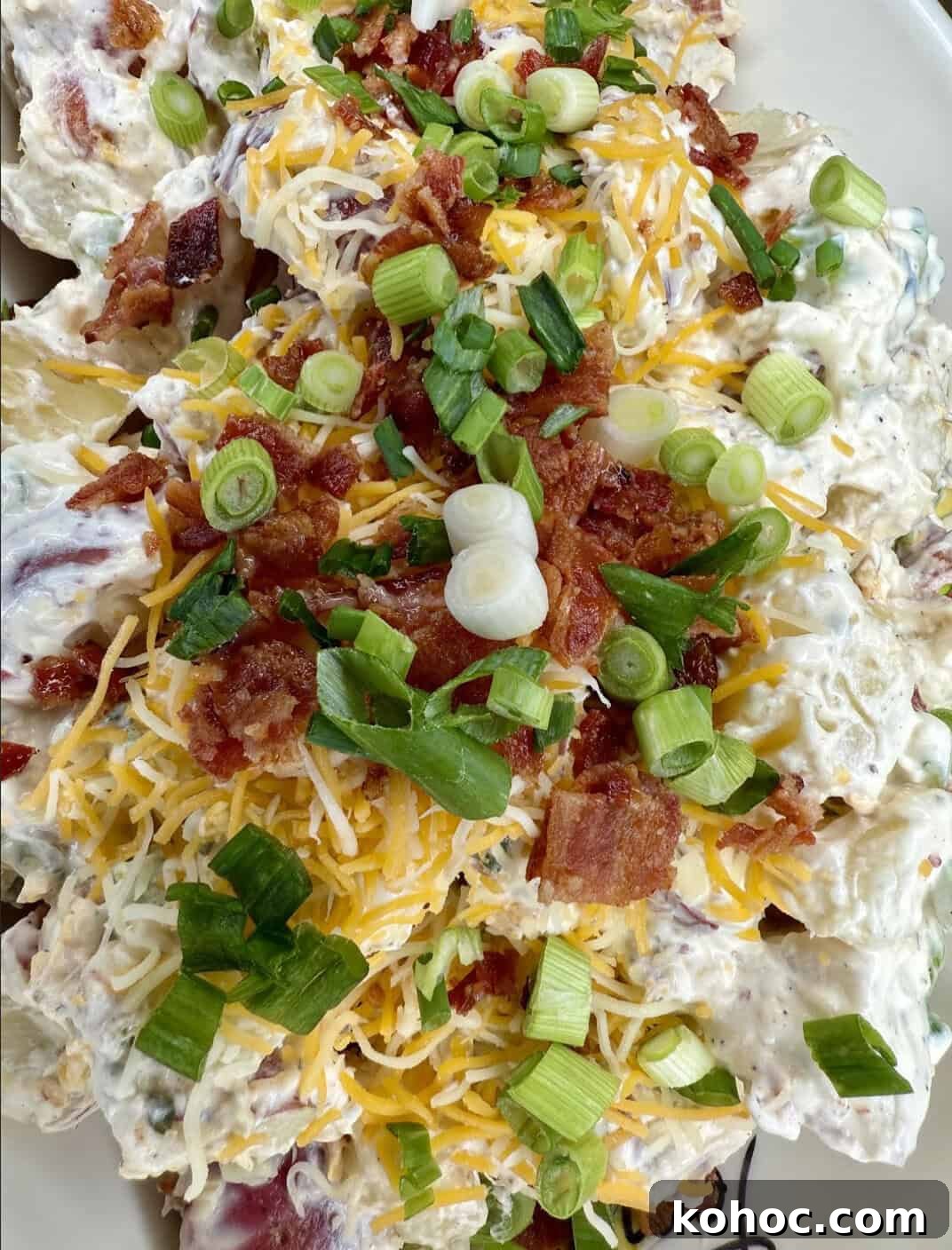 Creamy Loaded Potato Salad with Bacon and Chives 15 img 24098 14