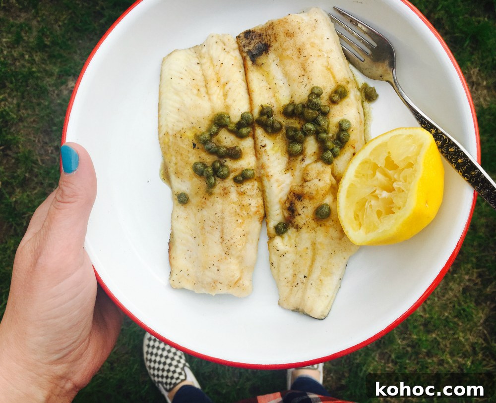 Pan-fried Rainbow Trout