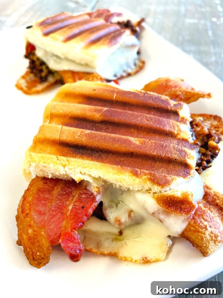 Caprese Chicken Panini Recipe: Melty Tomato, Basil & Mozzarella 13 Cheesy Goetta Bacon Melts