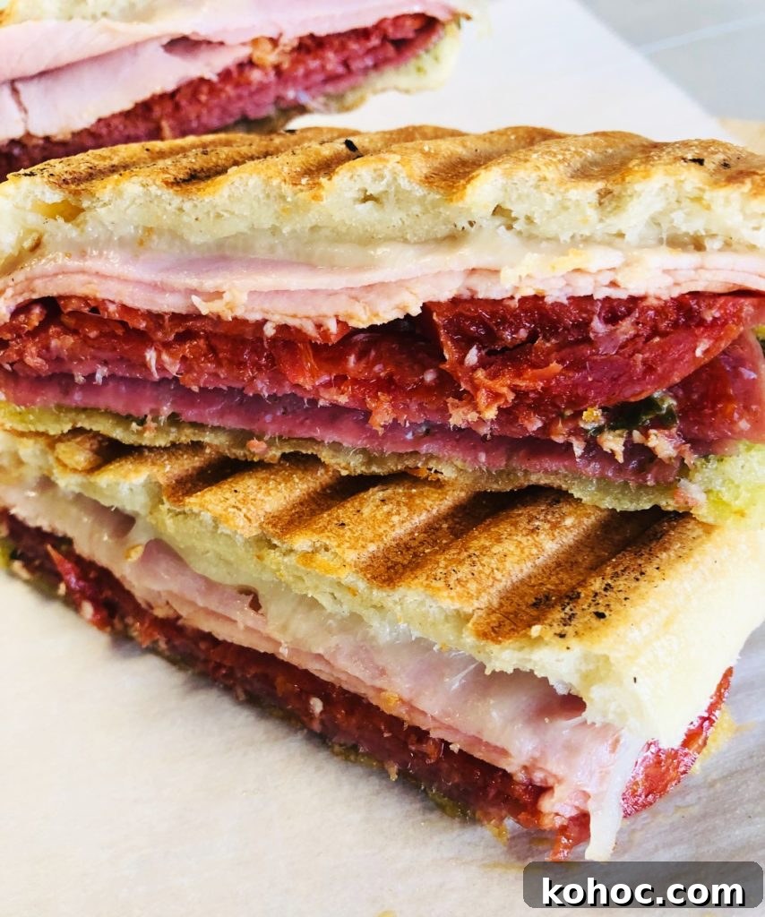 Caprese Chicken Panini Recipe: Melty Tomato, Basil & Mozzarella 10 Italian Pressed Sandwiches