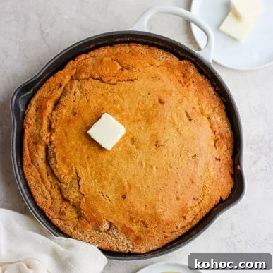 Skillet cornbread.