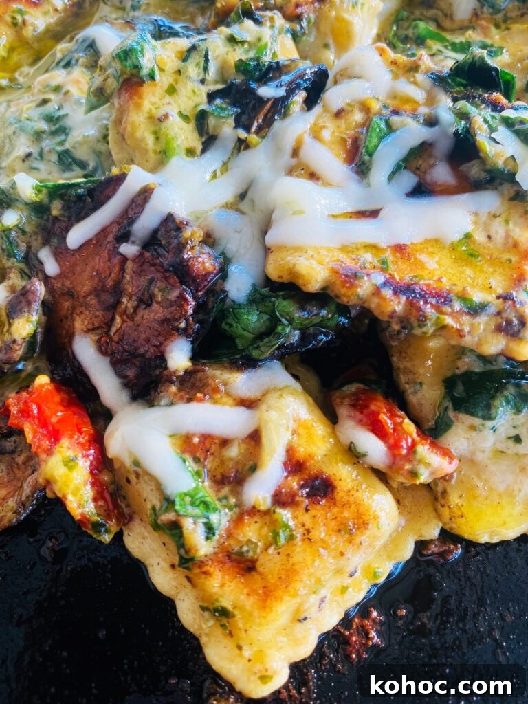 Blackstone Griddle Tuscan Ravioli