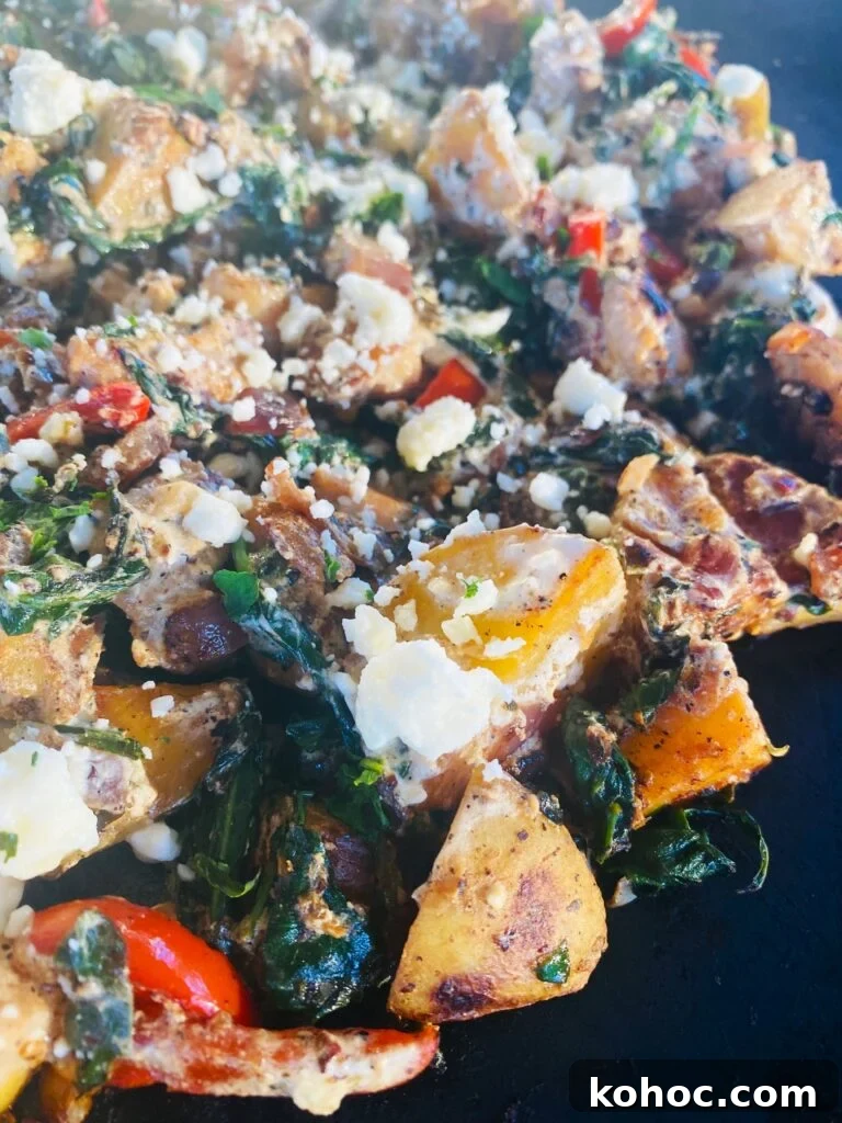 Blackstone Greek Chicken and Potatoes