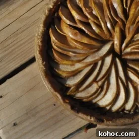 paleo pear tart