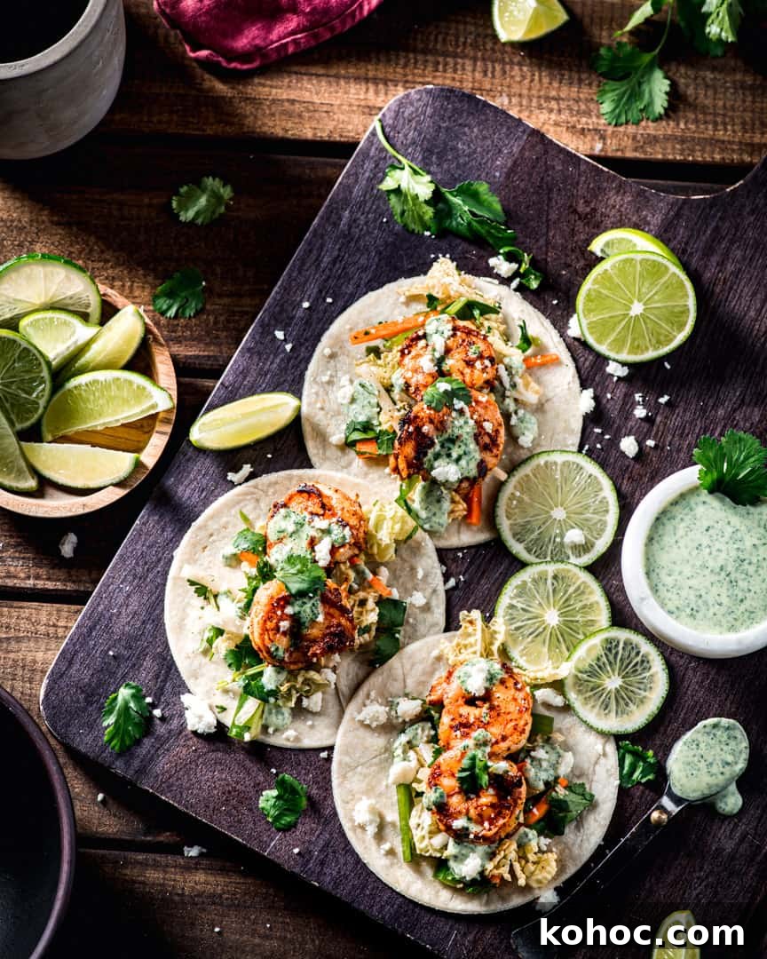 Blackened Shrimp Tacos