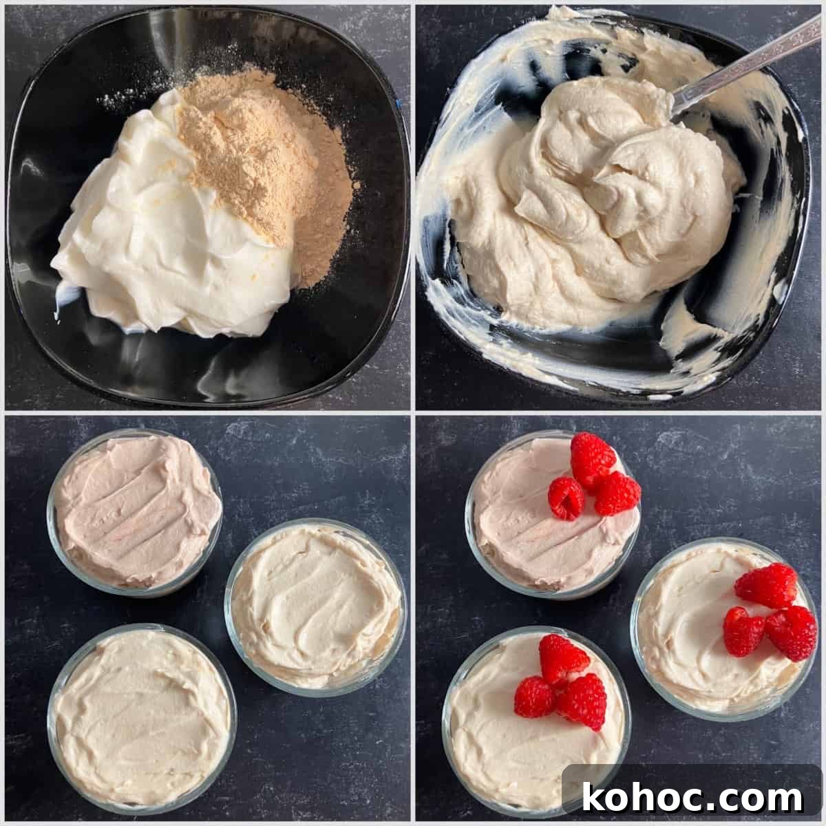 how to make protein mousse