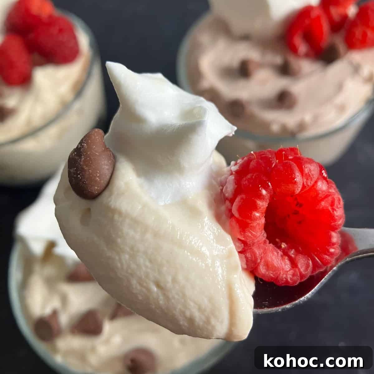 protein mousse no eggs