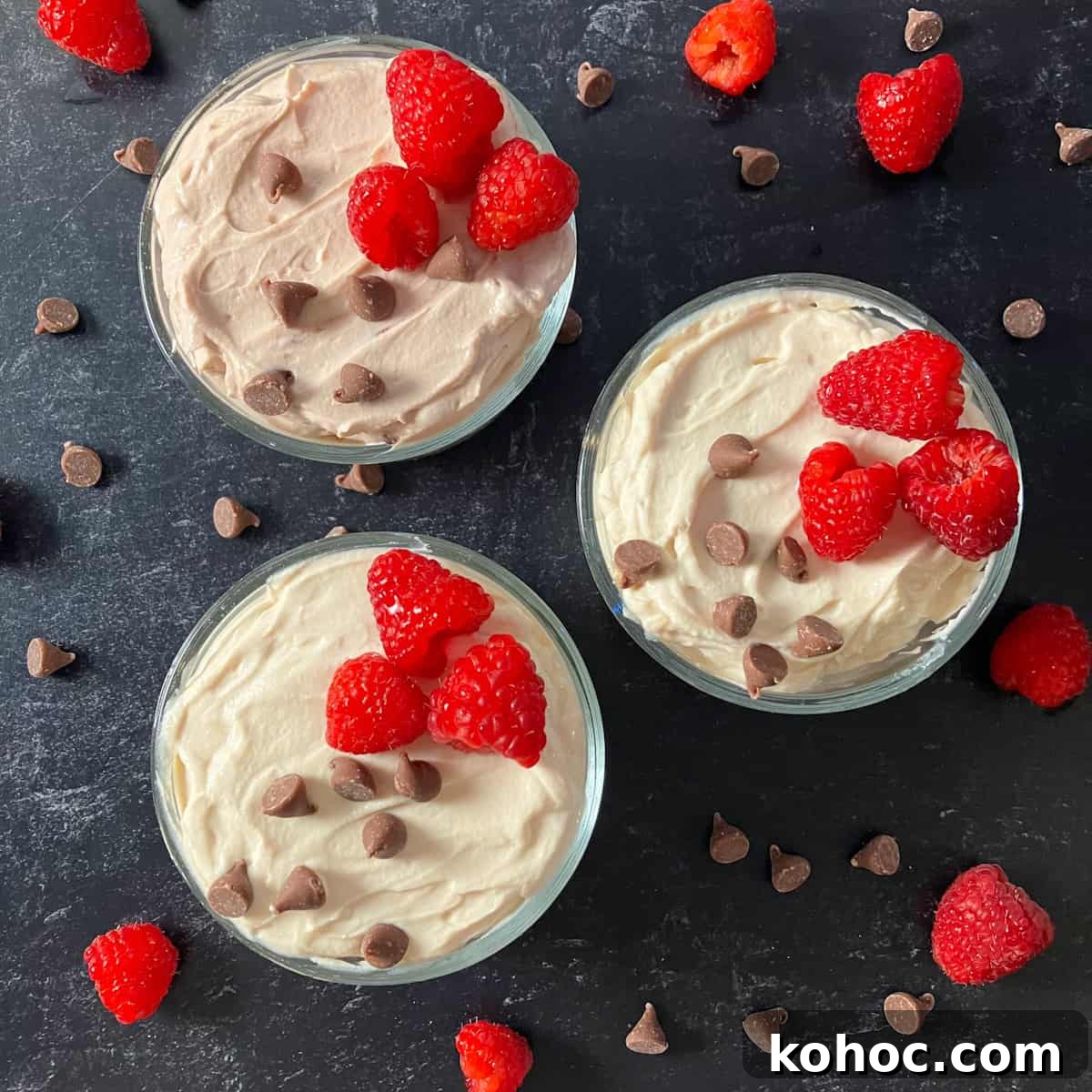 chocolate protein mousse