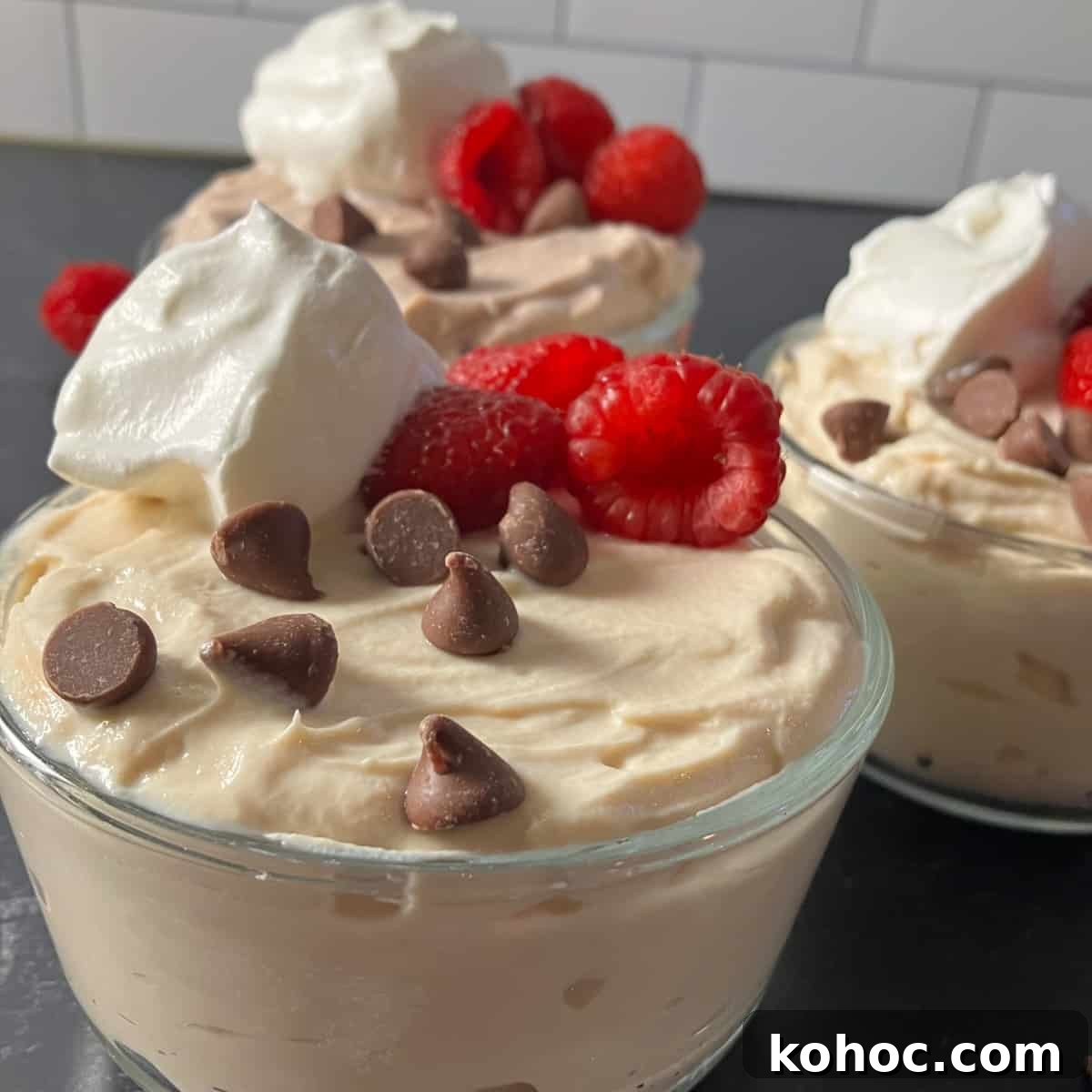 healthy protein mousse
