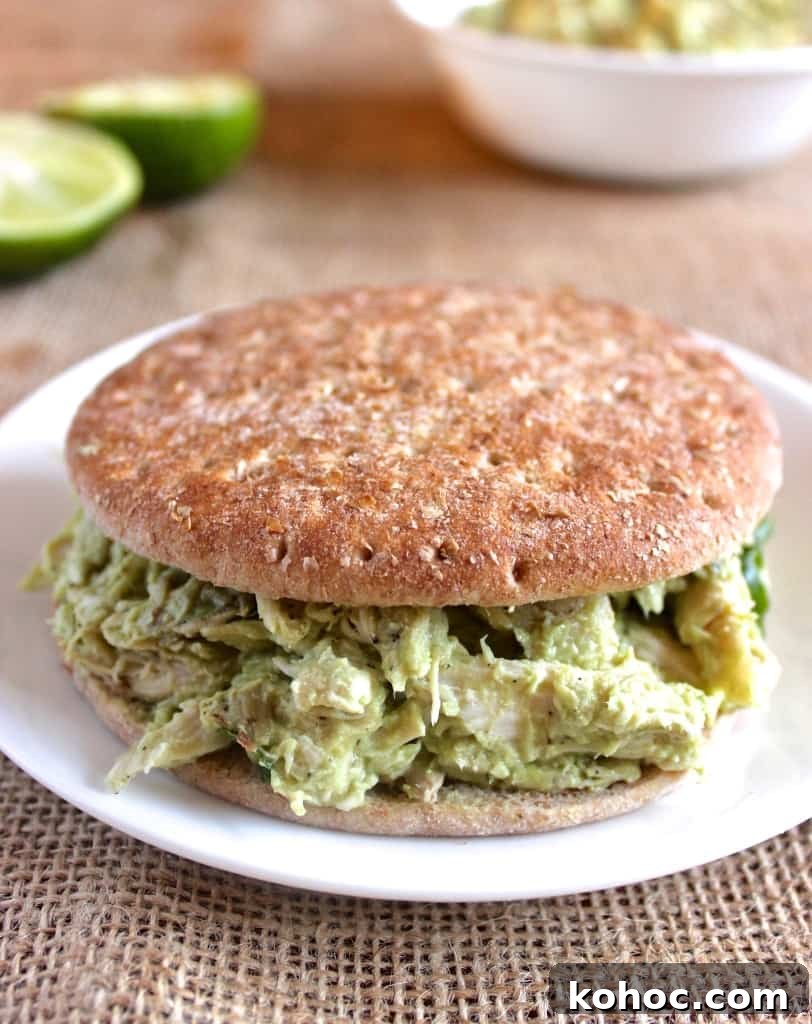 Avocado Greek Yogurt Chicken Salad- so delicious and made with NO mayo! | www.healthy-liv.com Avocado Greek Yogurt Chicken Salad- so delicious and made with NO mayo! | www.healthy-liv.com
