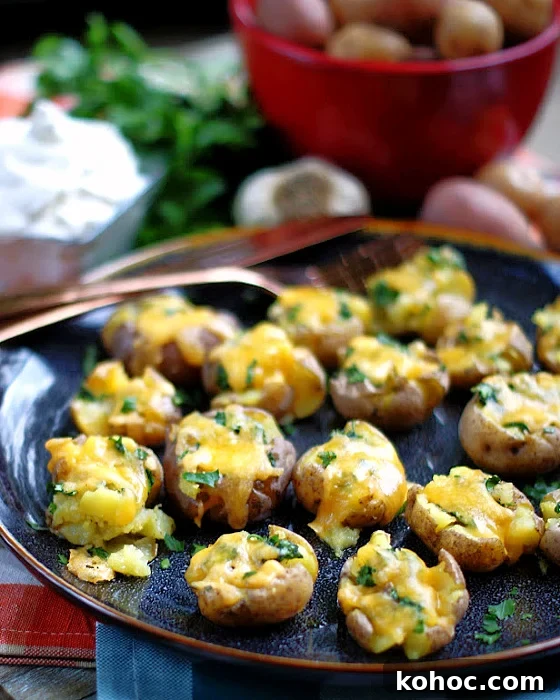 Smashed Potatoes Finish