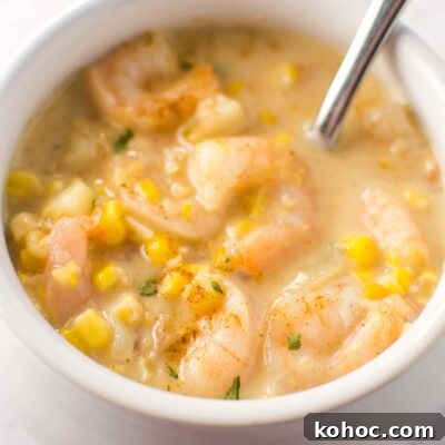 Cajun Shrimp and Corn Chowder (Slow Cooker Recipe) 3 Slow Cooker Cajun Corn and Shrimp Chowder