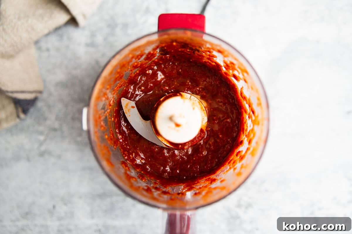 Slow-Cooker Shredded Chipotle Chicken Recipe for Tacos & Bowls 4 marinade in a food processor