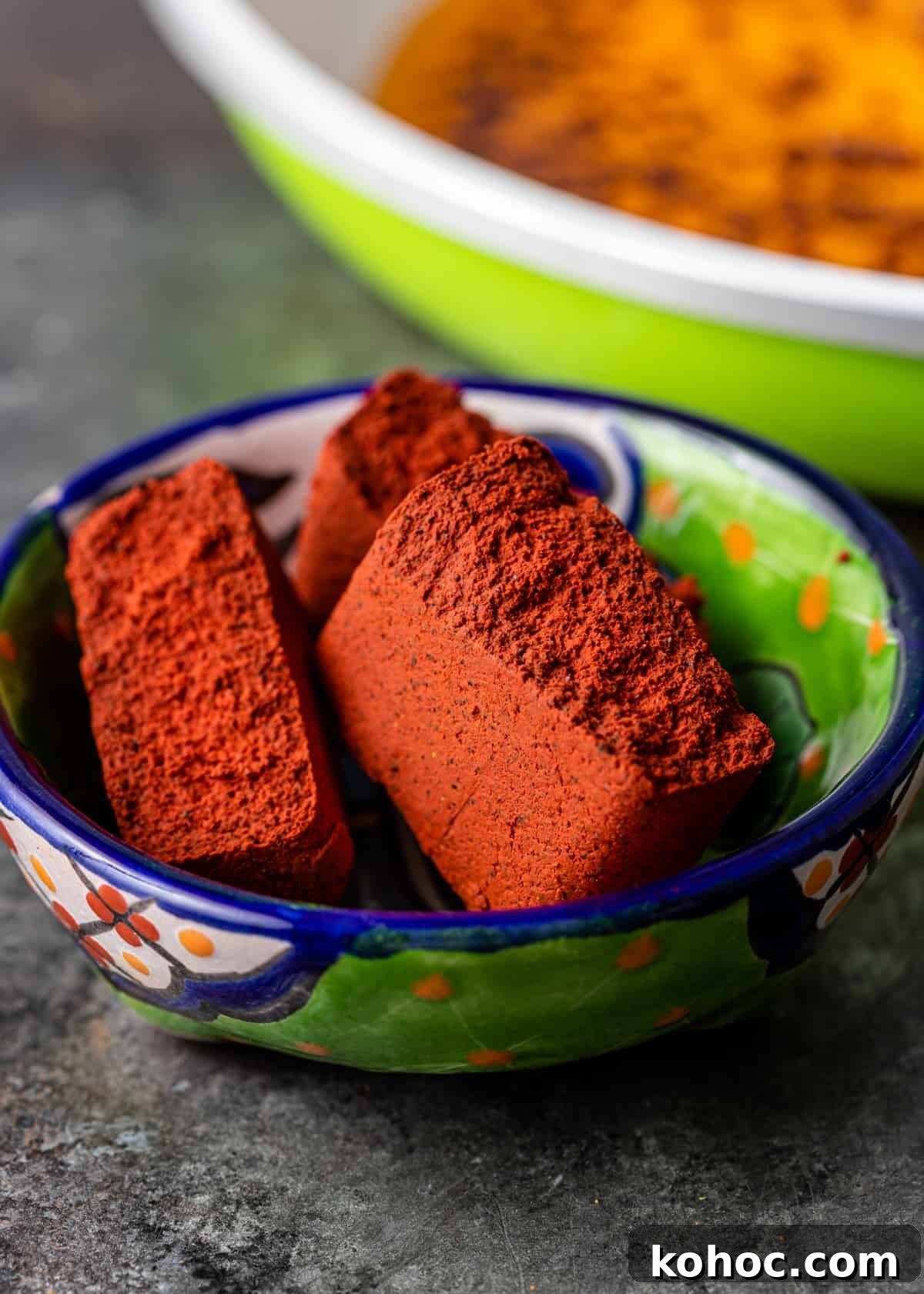Achiote and Annatto: Homemade Paste and Oil Recipes 4 close up of achiote in small bowl