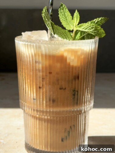 Mint Mojito Shaken Espresso Recipe: Refreshing Iced Coffee Cocktail 2 Mint Mojito Shaken Espresso