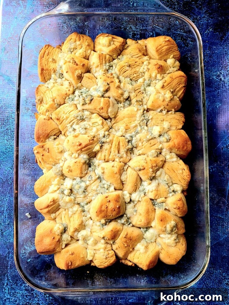 Savory Blue Cheese Biscuits Recipe for Crispy, Flaky Biscuits 7 baked blue cheese appetizer