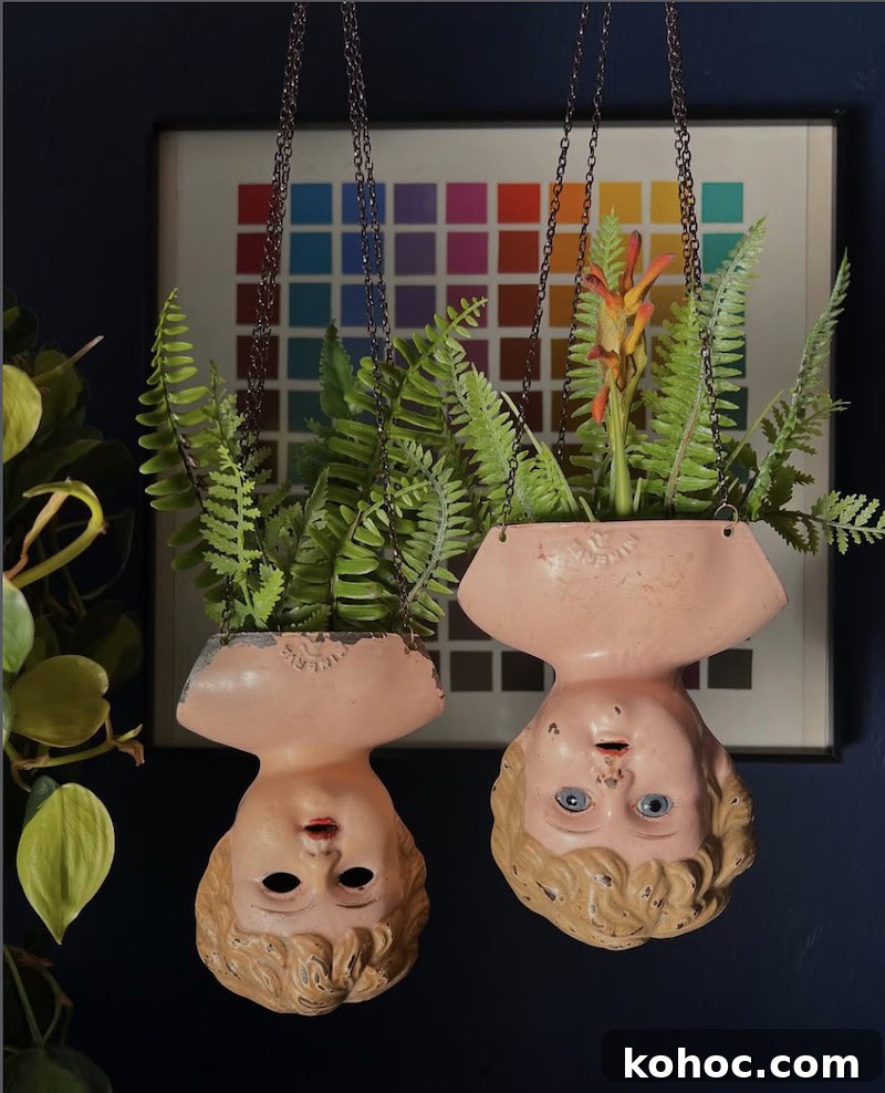 13 Striking Plants for Head Planters to Elevate Your Décor 12 plant ideas for head planters