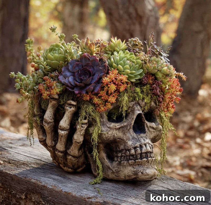 13 Striking Plants for Head Planters to Elevate Your Décor 8 head planter plants ideas