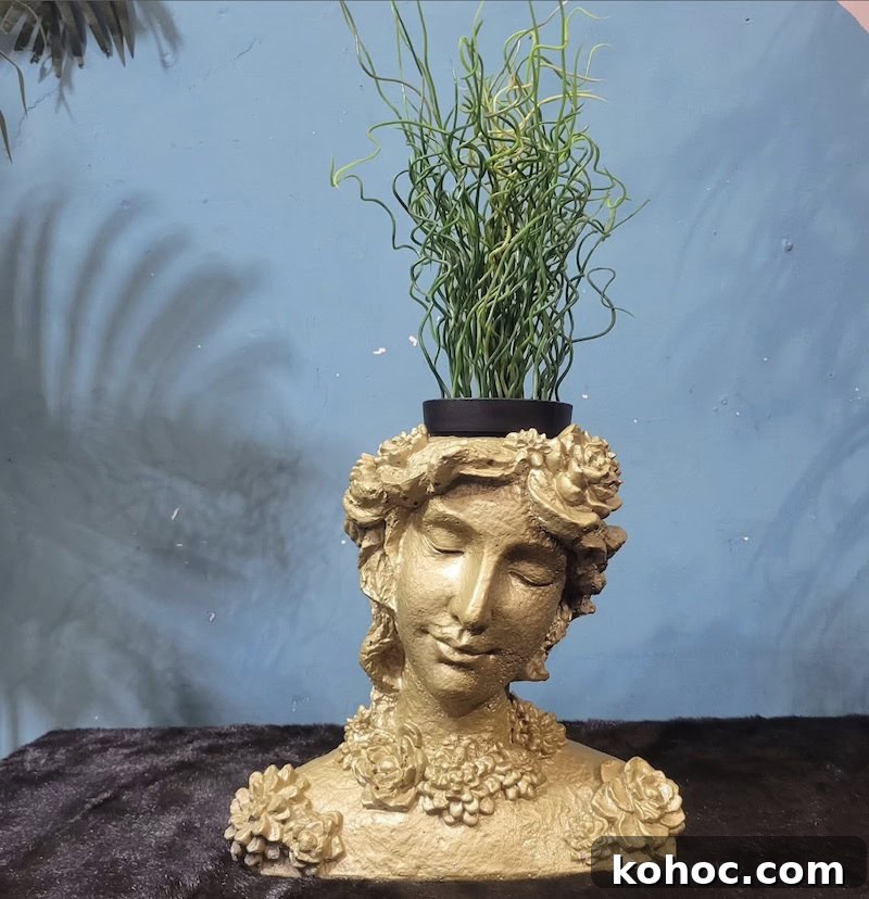 13 Striking Plants for Head Planters to Elevate Your Décor 9 plant for head planters