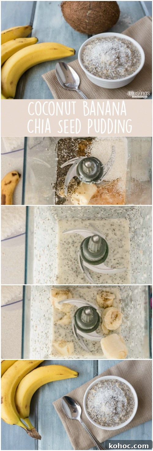 Coconut Banana Chia Seed Pudding recipe card