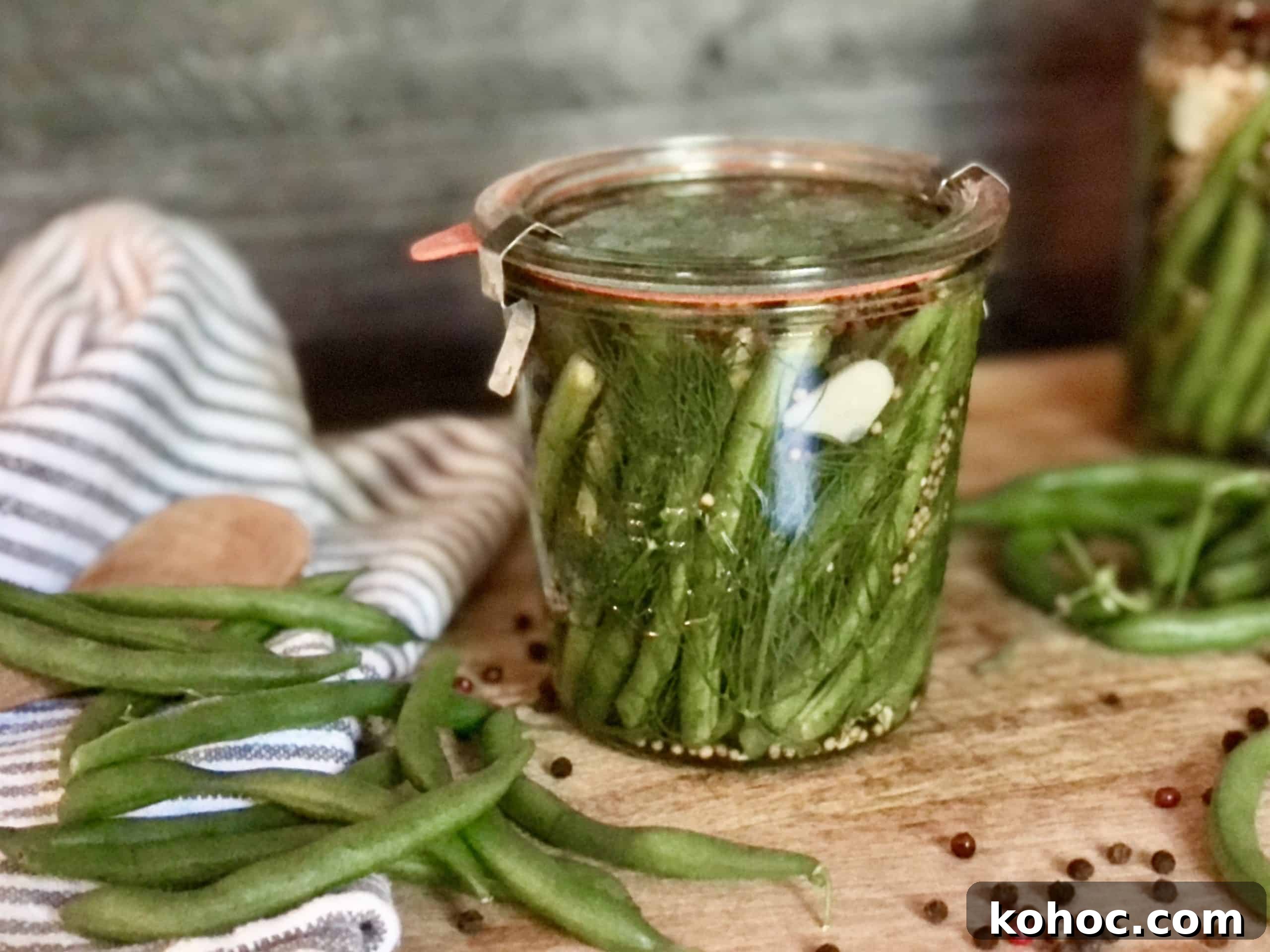 refrigerator pickled green beans